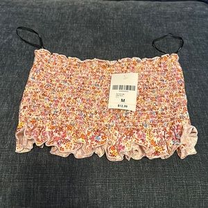 Forever 21 Cropped Floral Top